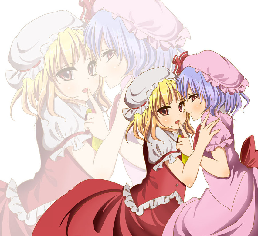 remilia scarlet and flandre scarlet (touhou) drawn by pan_futoshi