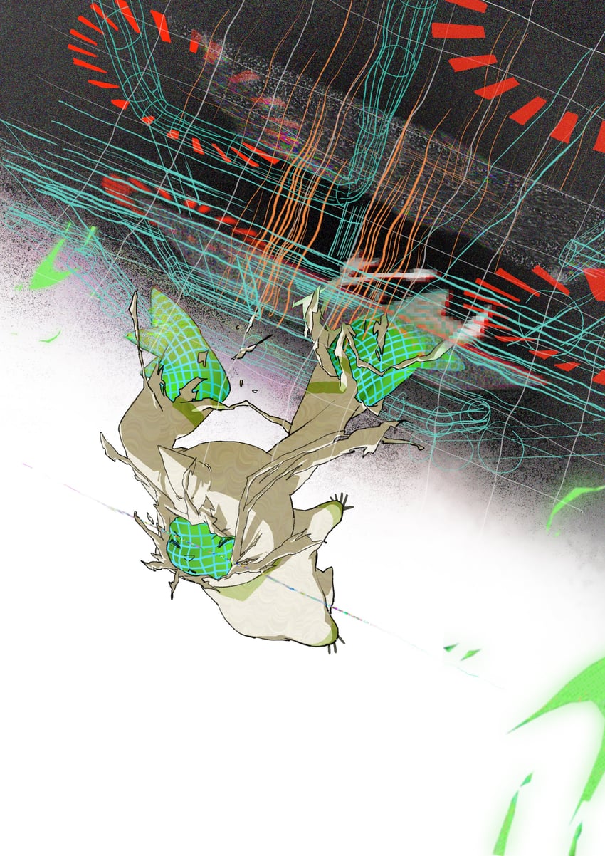 terriermon (digimon and 1 more) drawn by takatomon_(rebelki01101507)