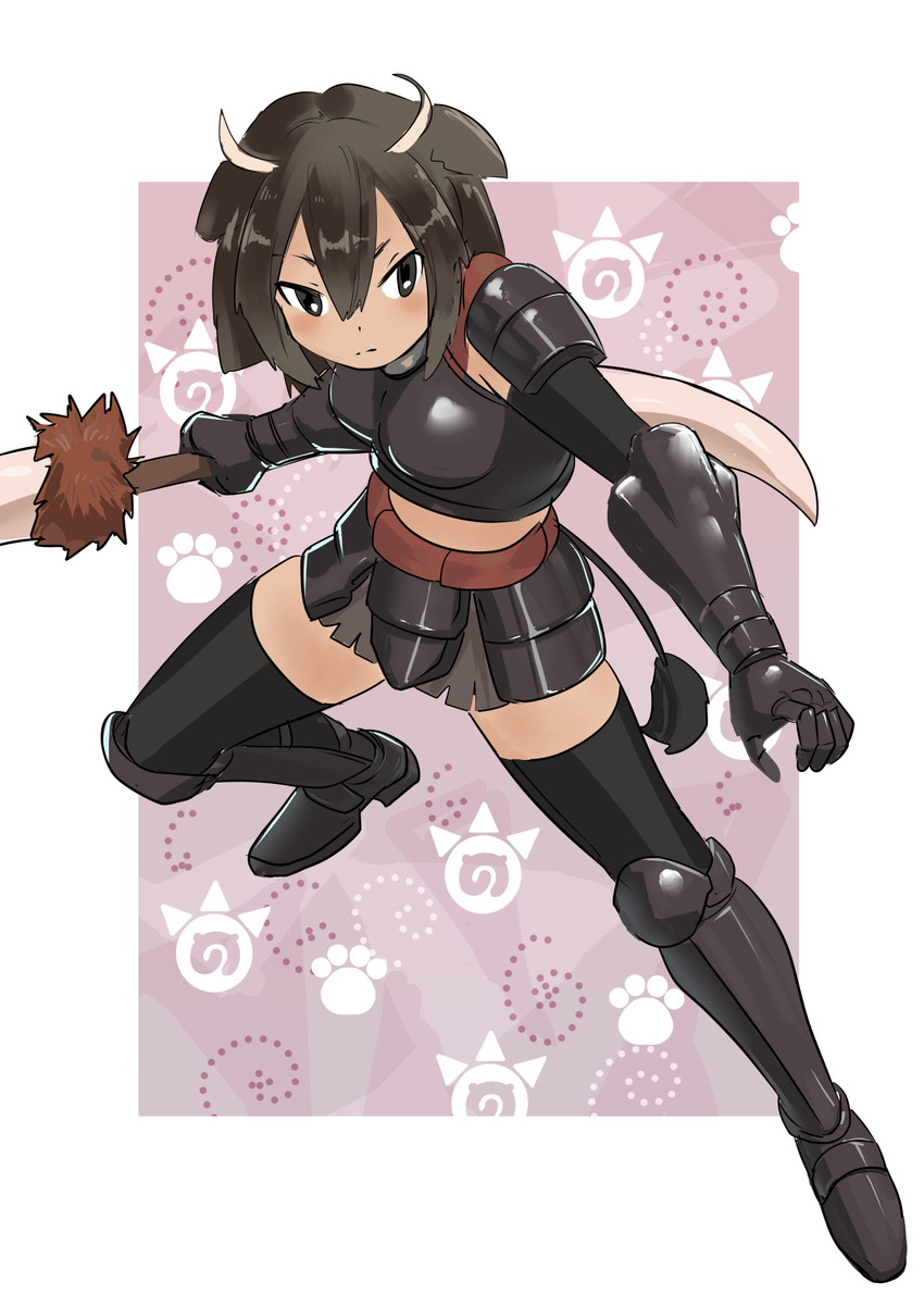 american bison (kemono friends) drawn by momosuke_(ishakry)