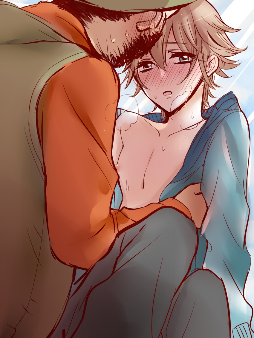 hilbert and hiker (pokemon and 1 more) drawn by kotori-nyoni