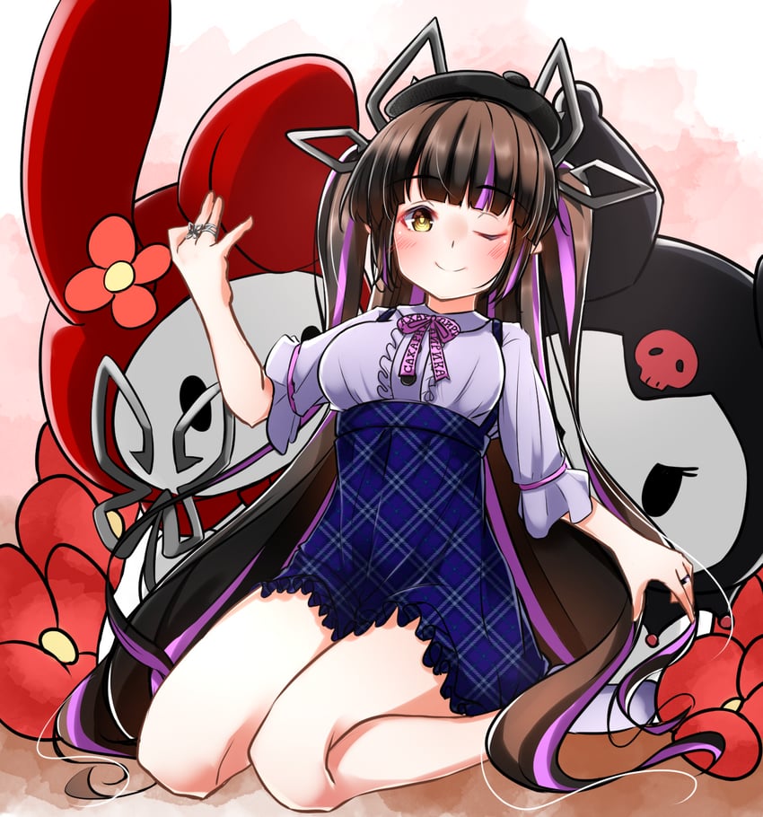 kojo anna (nanashi inc. and 1 more) drawn by dameyoshi