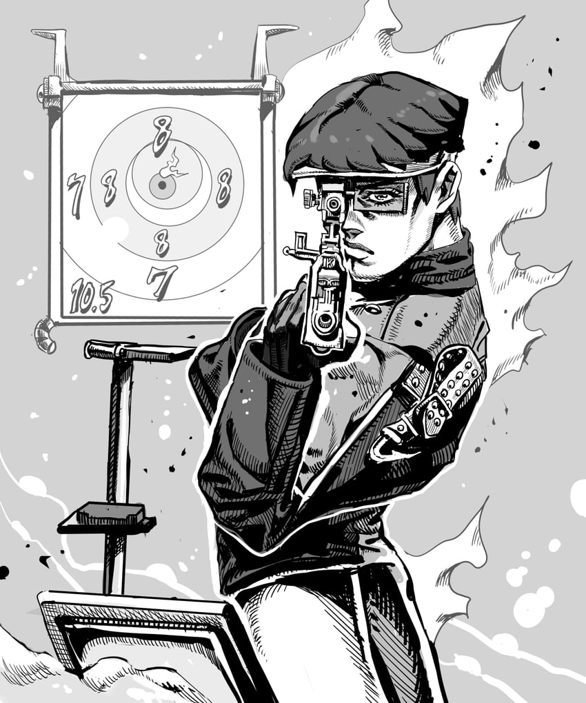 choe daehan (jojo no kimyou na bouken and 3 more) drawn by nobita_(makoto7060355)