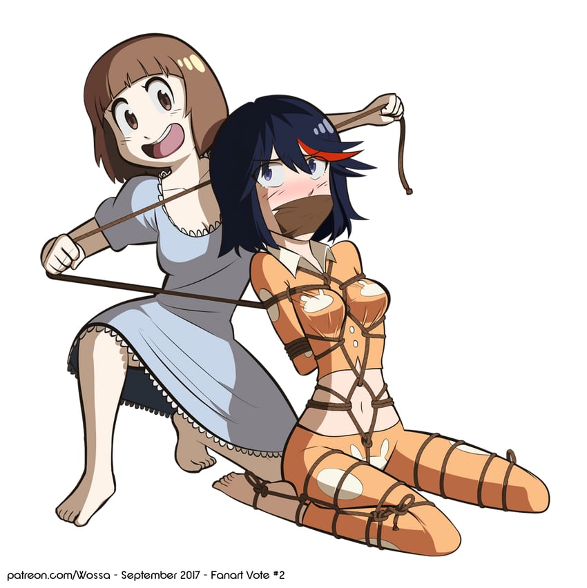 matoi ryuuko (kill la kill) drawn by wossarem