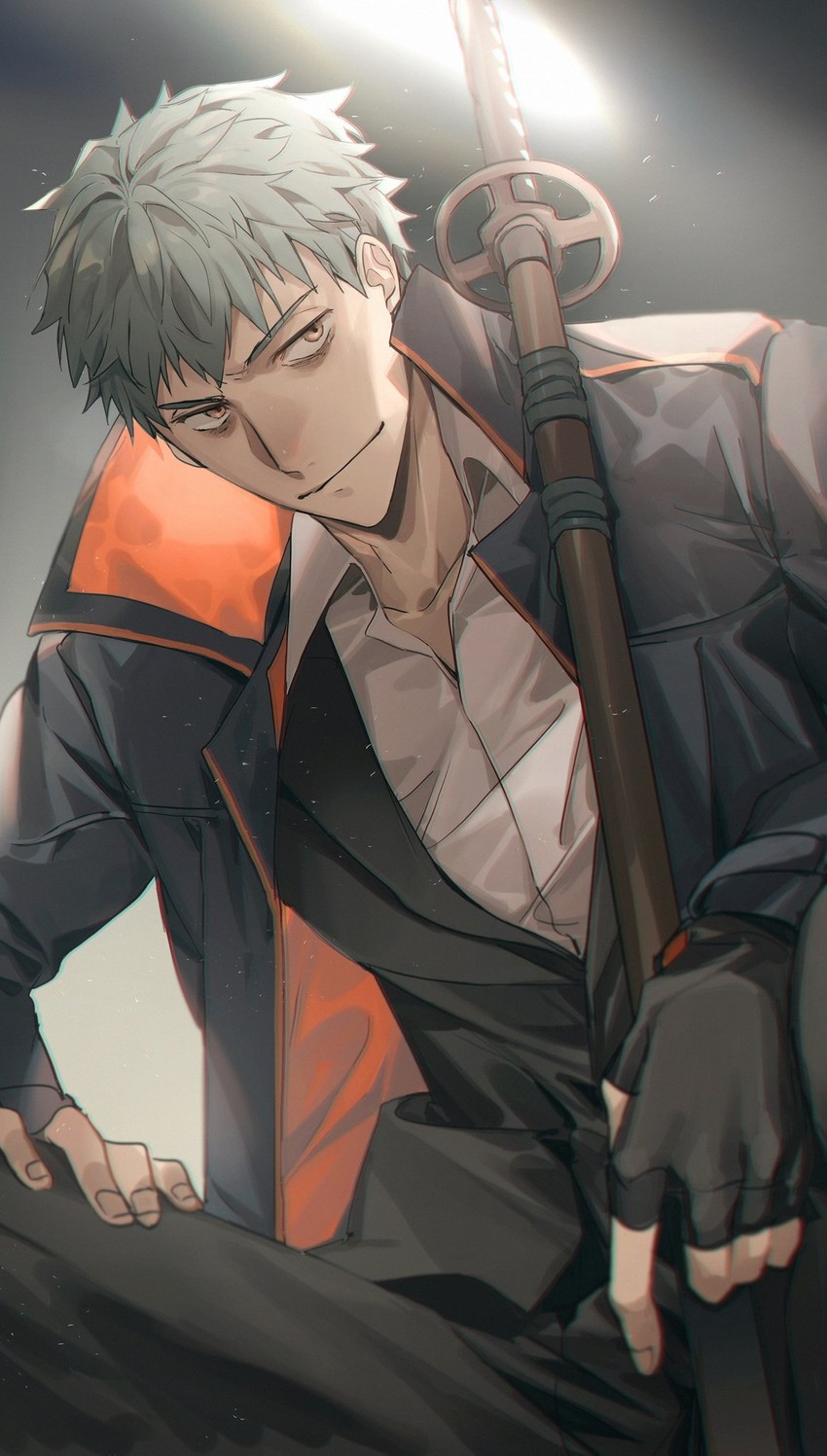 saitou hajime (fate and 1 more) drawn by no-kan