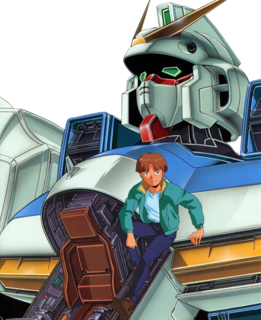 v gundam and uso ewin (gundam and 1 more) drawn by ousaka_hiroshi
