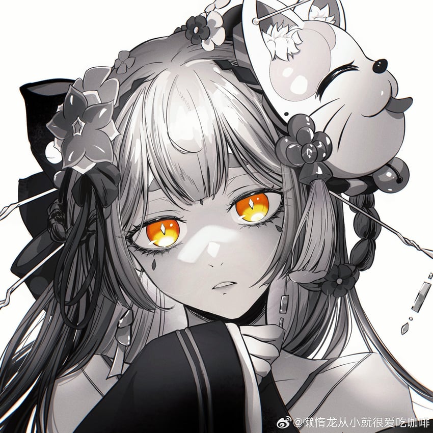 azusa (nijisanji and 2 more) drawn by landuo_long_congxiao_jiu_hen_ai_chi_kafei