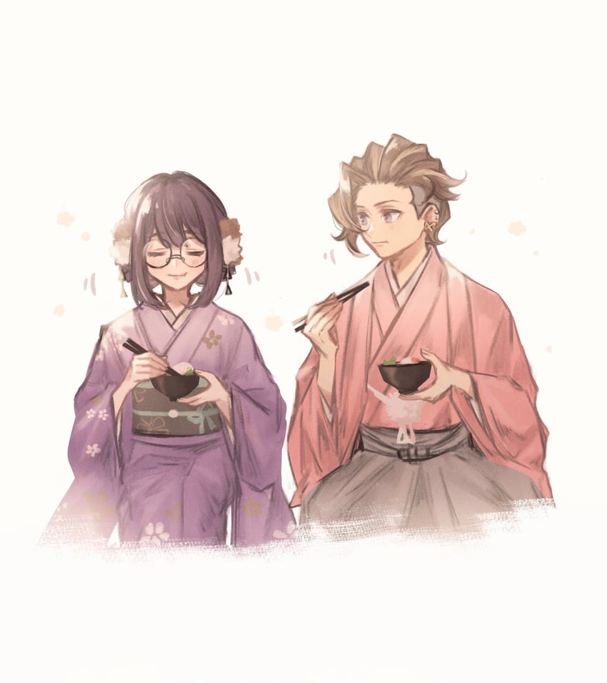 usui nagi and furesawa tosai (subarashiki kono sekai and 1 more) drawn by printemps