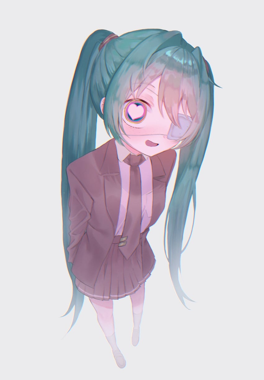 hatsune miku (vocaloid and 1 more) drawn by kalle_(pixiv_89008173)