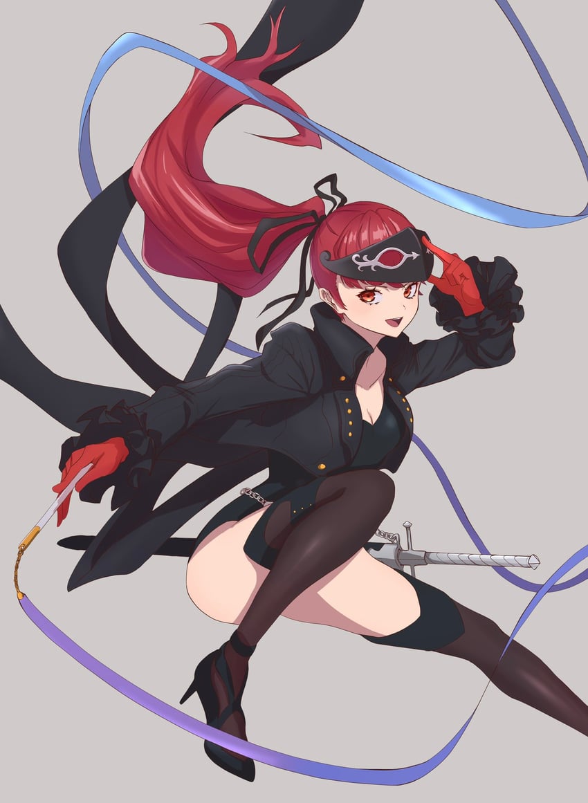 yoshizawa kasumi and violet (persona and 2 more) drawn by s-m-53413