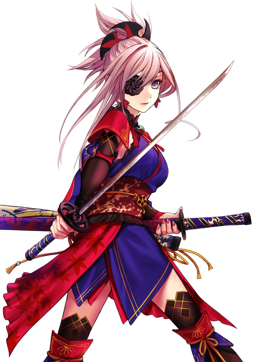 miyamoto musashi (fate and 1 more) drawn by applekun