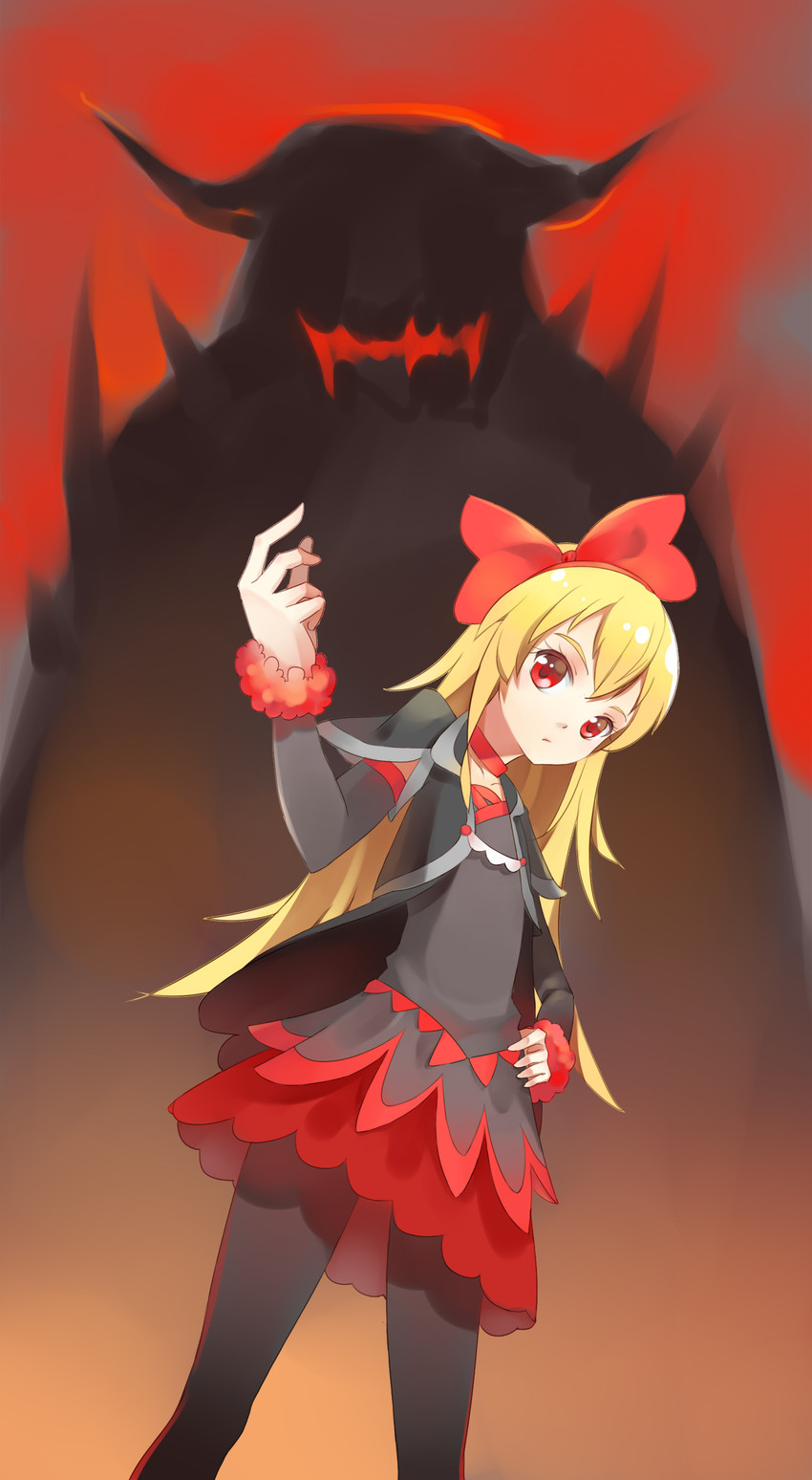 regina and king jikochuu (precure and 1 more) drawn by 12mata
