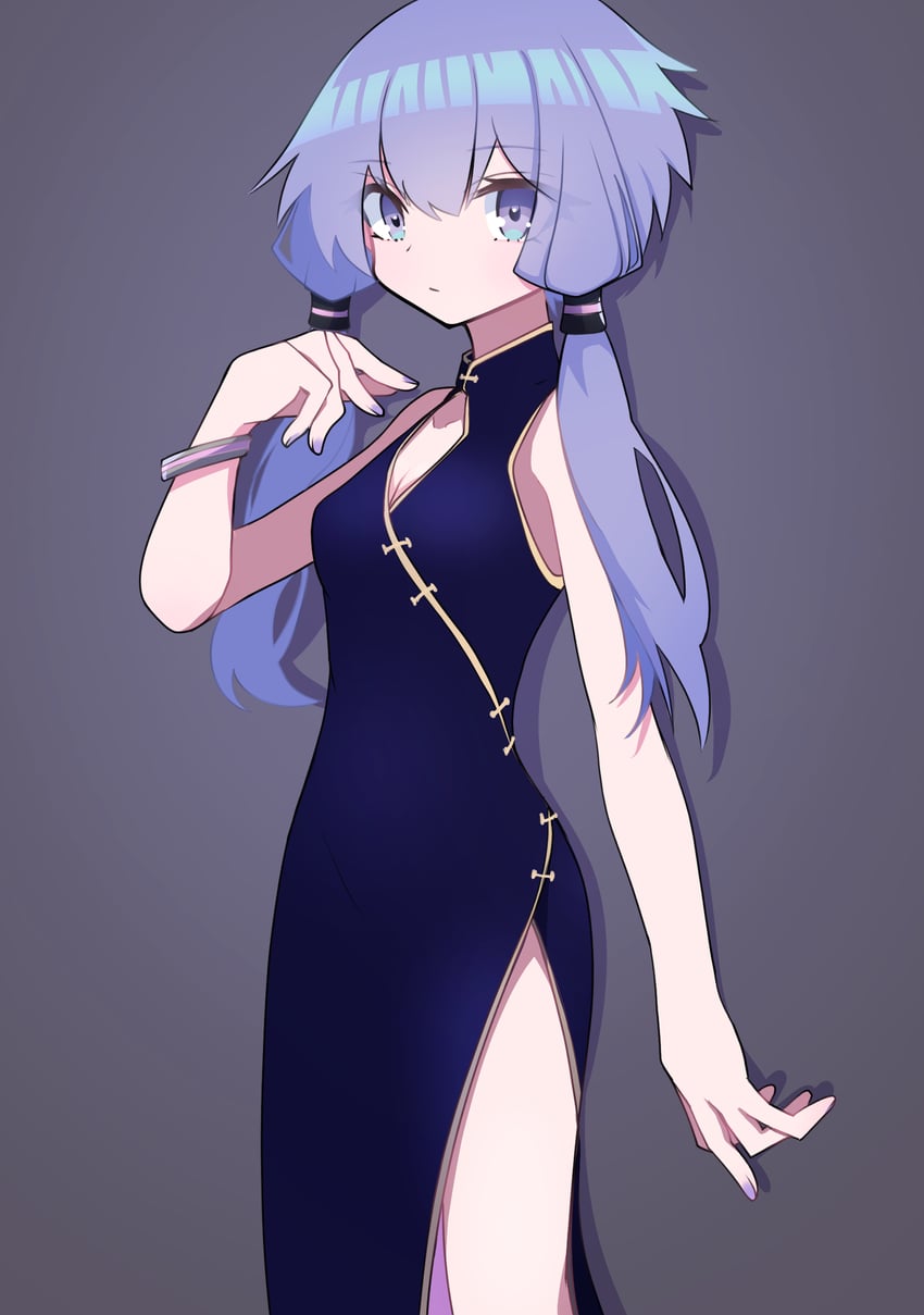 yuzuki yukari (vocaloid and 1 more) drawn by ginbeko