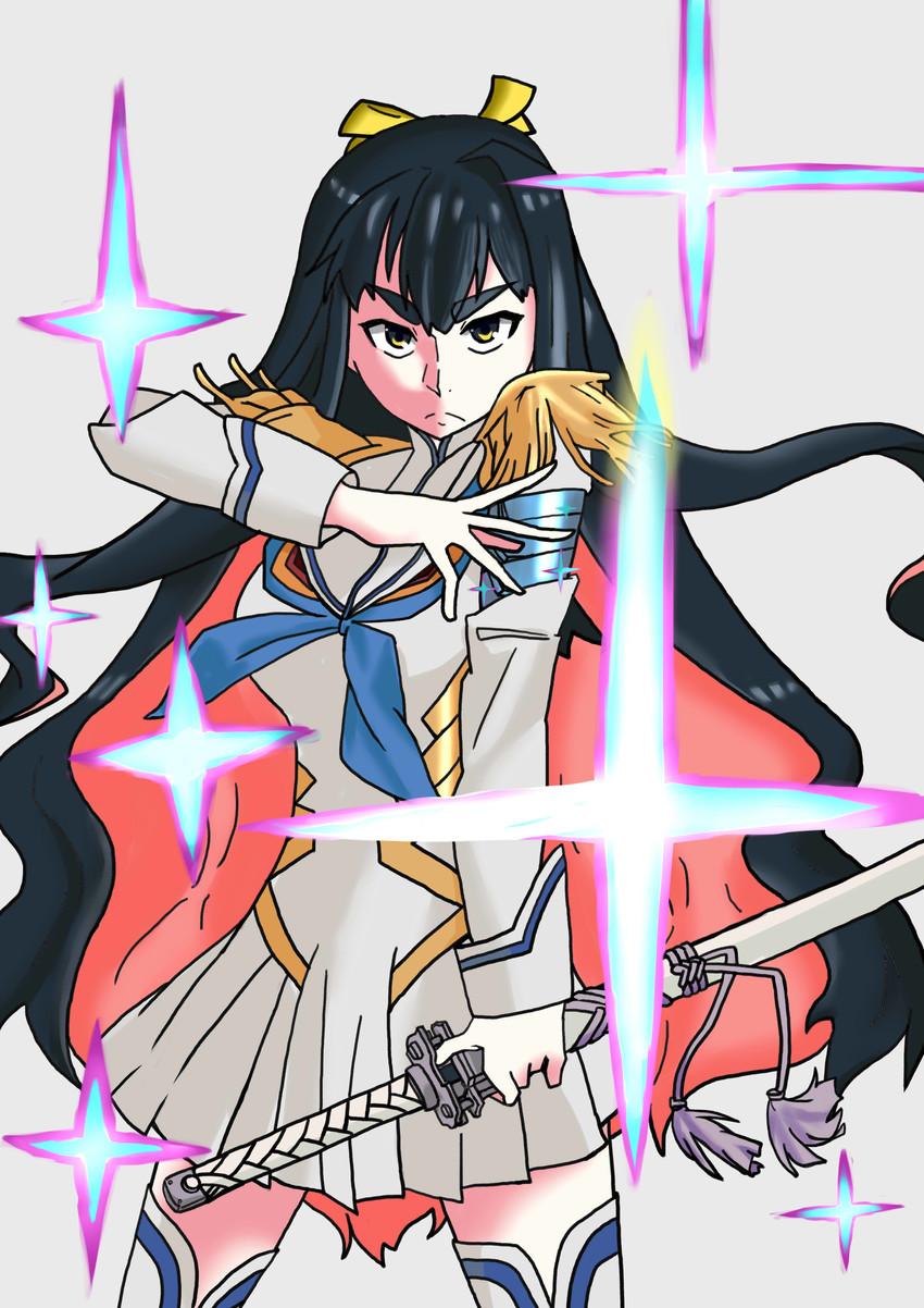kiryuuin satsuki, naganami, and junketsu (kantai collection and 1 more) drawn by macbail