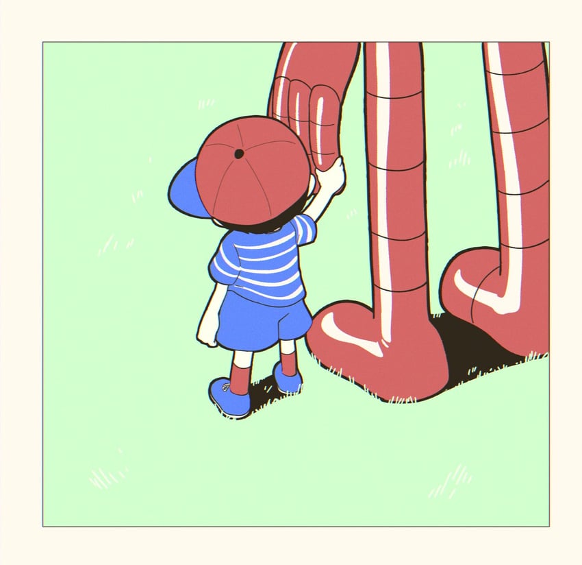 ninten and eve (mother and 1 more) drawn by hoshi_(star-name2000)