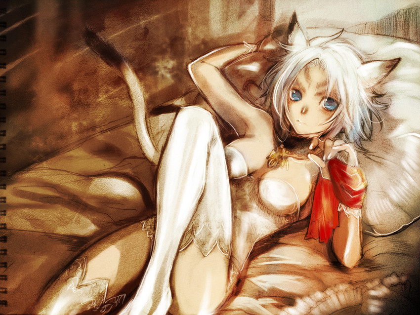 adventurer (final fantasy and 1 more) drawn by doraeshi