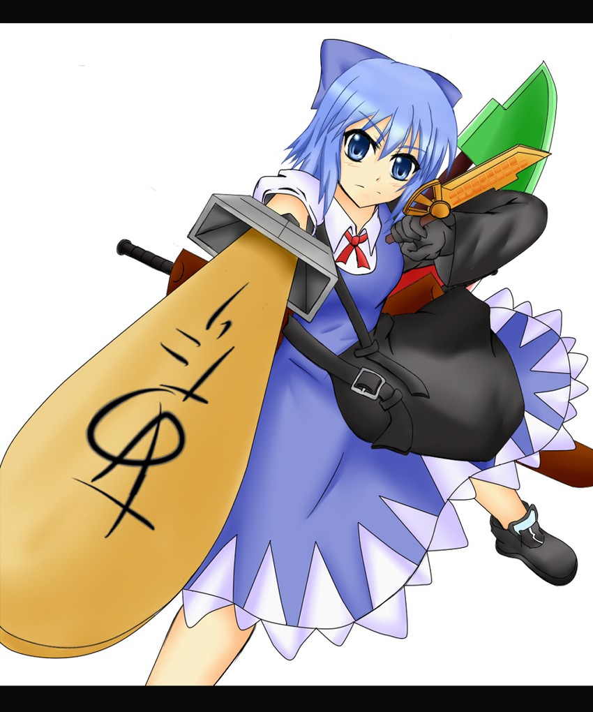cirno (touhou and 1 more) drawn by kochiya_hizuki