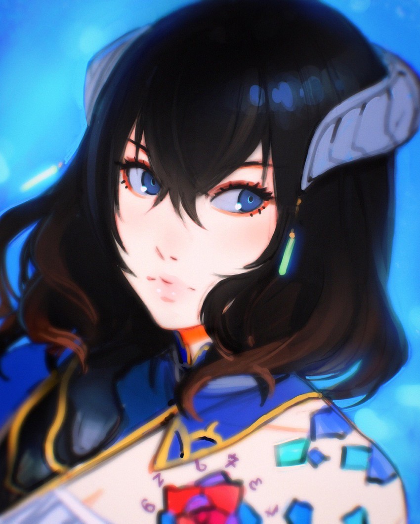 miriam (bloodstained: ritual of the night) drawn by ilya_kuvshinov
