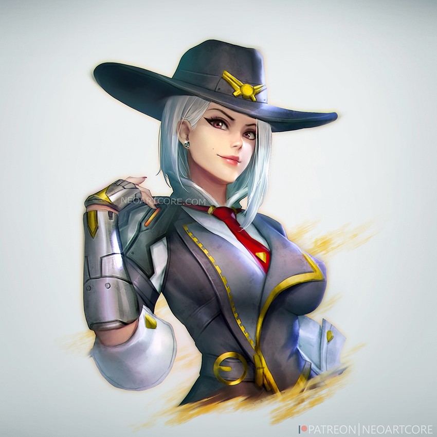 ashe (overwatch and 1 more) drawn by neoartcore