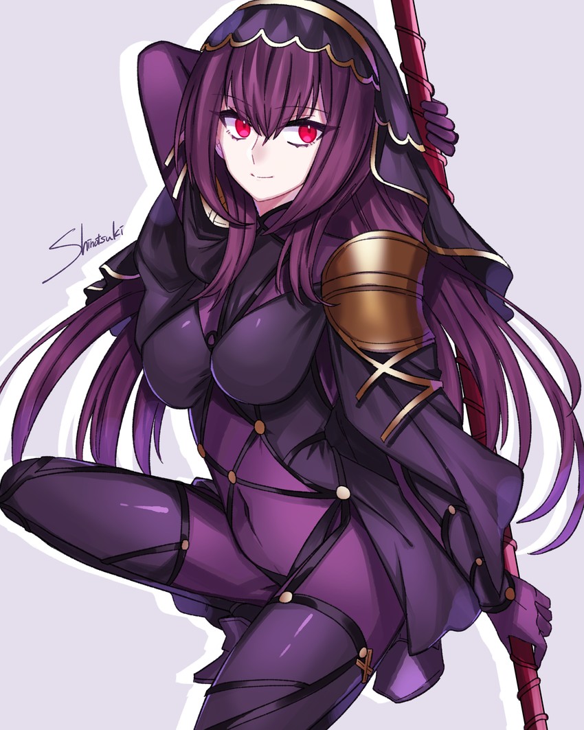 scathach (fate and 1 more) drawn by yurui_shinotsuki