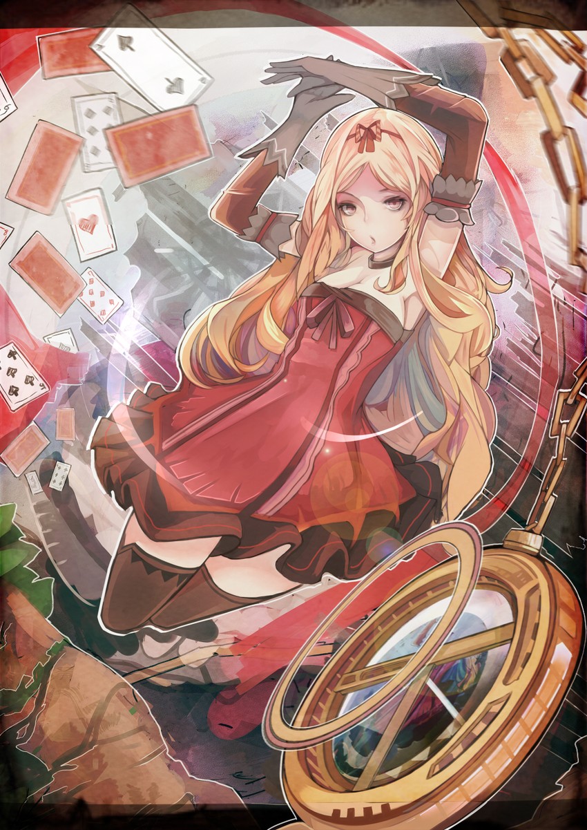 alice (alice's adventures in wonderland) drawn by shisu_(binzo3)