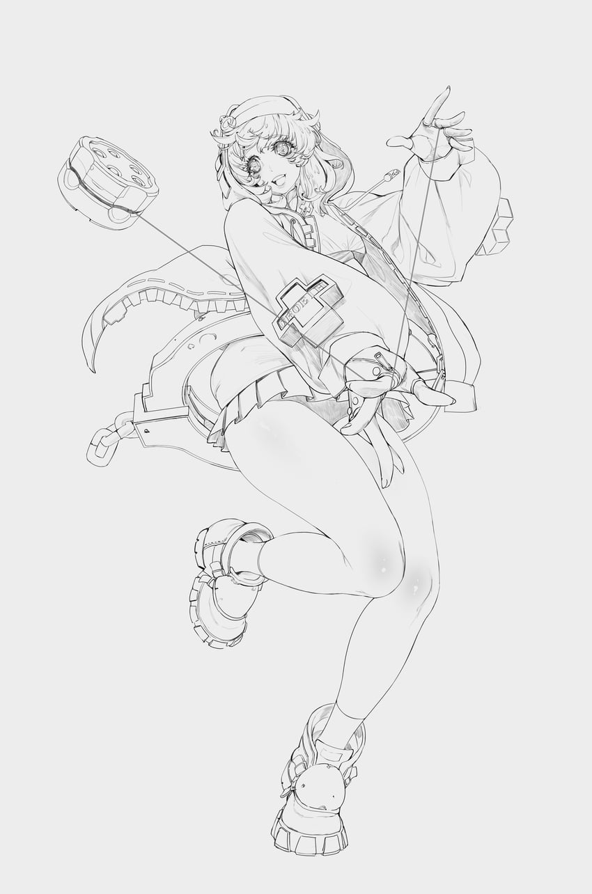 bridget (guilty gear and 1 more) drawn by jeffr