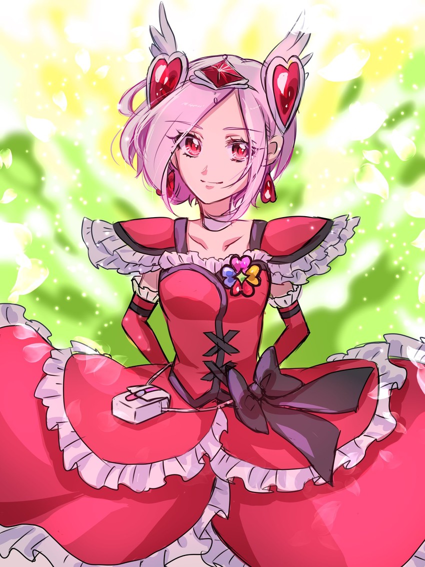 higashi setsuna and cure passion (precure and 1 more) drawn by fpminnie1