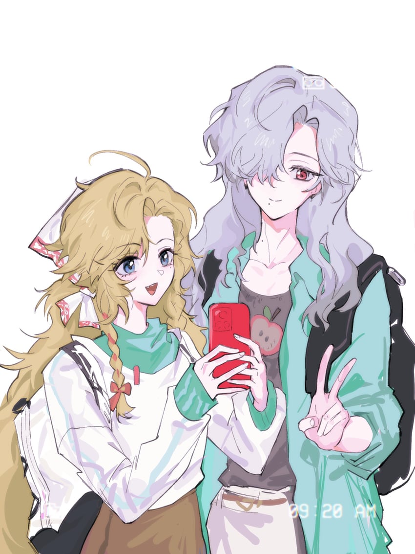 windsong and vila (reverse:1999) drawn by xuyuan_jiqi_#004