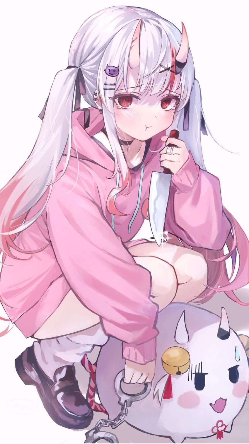 nakiri ayame and poyoyo (hololive) drawn by yagura_(yagura_aaaok)