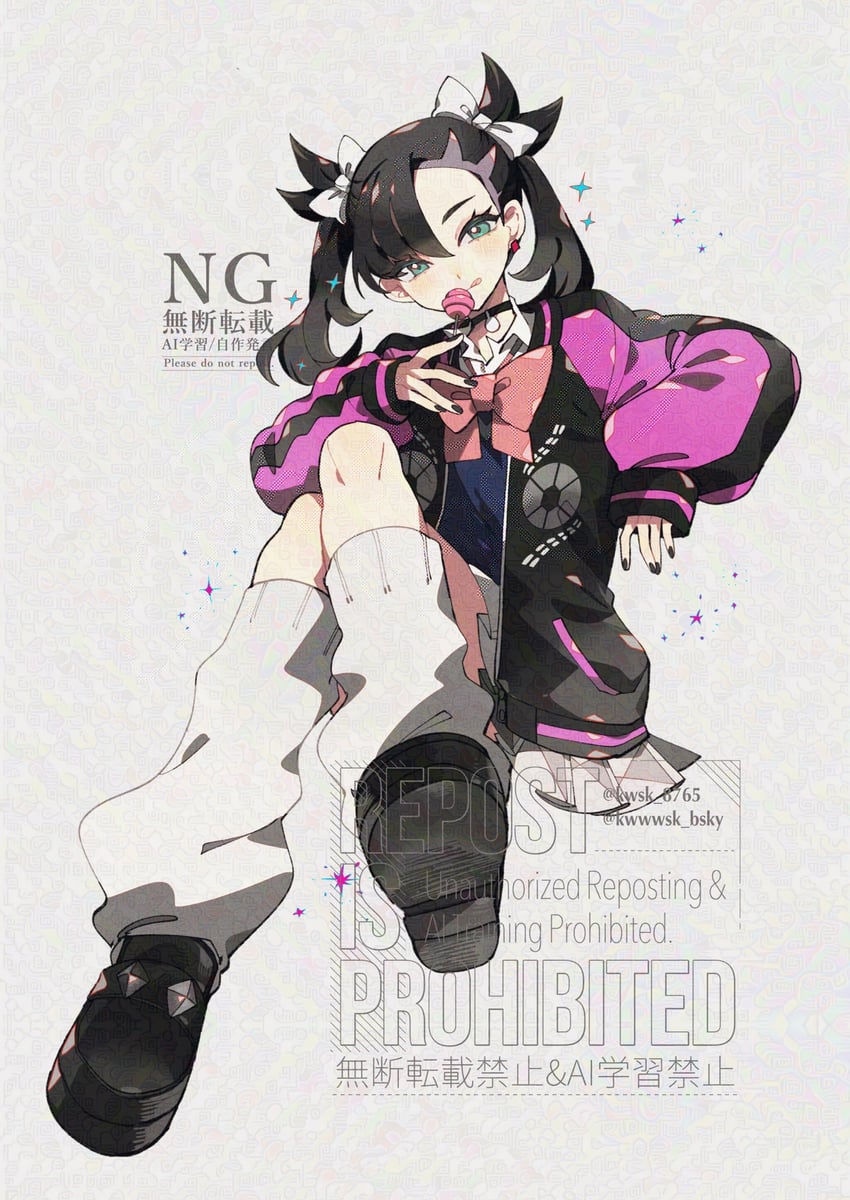 marnie (pokemon and 1 more) drawn by kawasaki_(kwsk_8765)