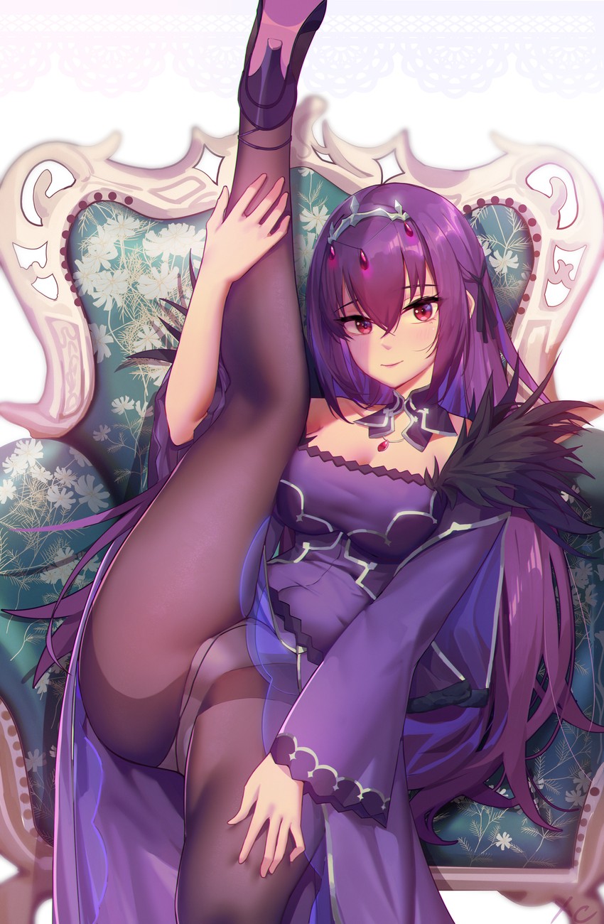 scathach and scathach skadi (fate and 1 more) drawn by xingchee