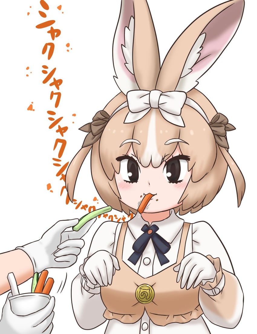 captain and domestic rabbit (kemono friends and 1 more) drawn by asutega