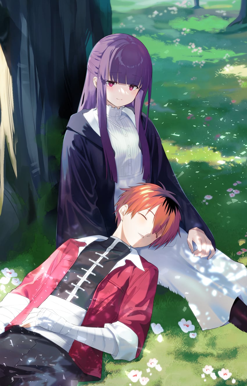 fern and stark (sousou no frieren) drawn by rdim6gr8