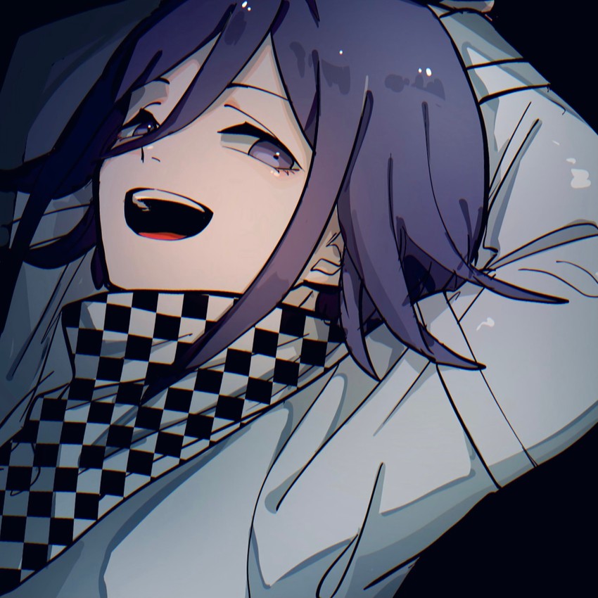 oma kokichi (danganronpa and 1 more) drawn by akahito_(akaironotanin)