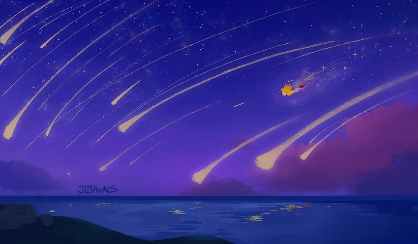 sonic the hedgehog and super sonic (sonic and 1 more) drawn by jiiyawns