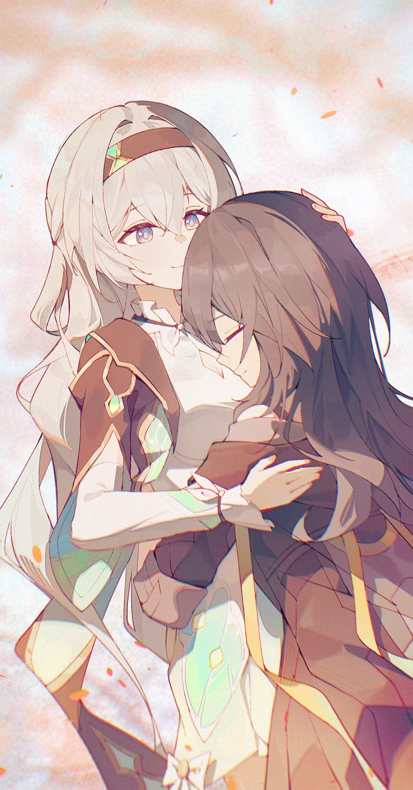 trailblazer, firefly, and stelle (honkai and 1 more) drawn by gleam_lin_shi