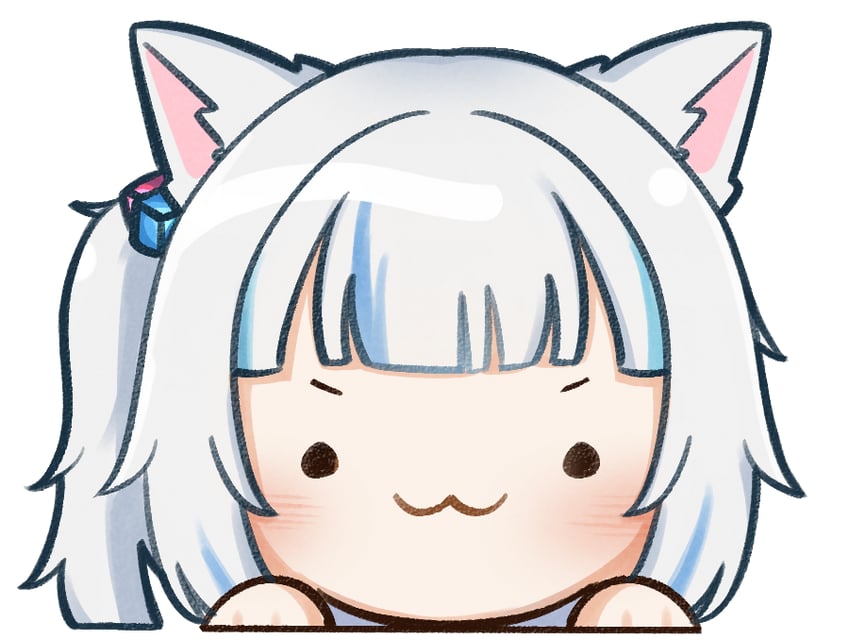 gawr gura (hololive and 1 more) drawn by moon_ldl