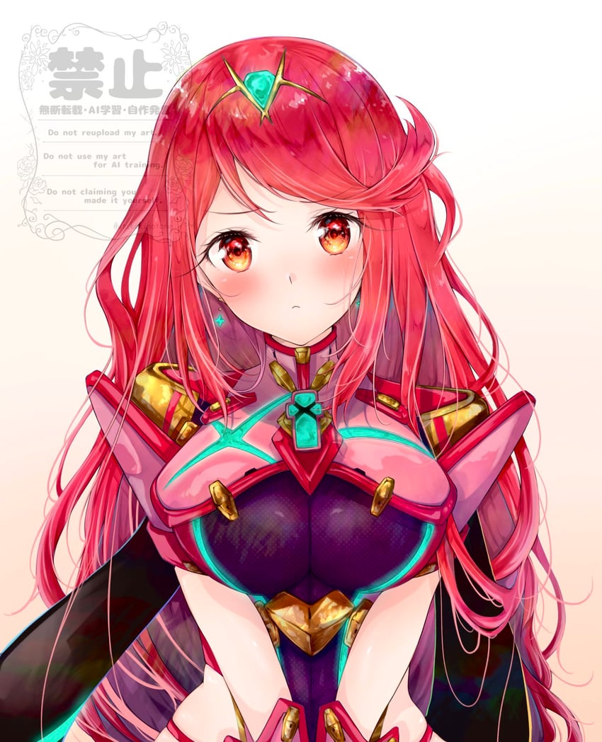 pyra (xenoblade chronicles and 1 more) drawn by nemu_(ut_kakinotane)
