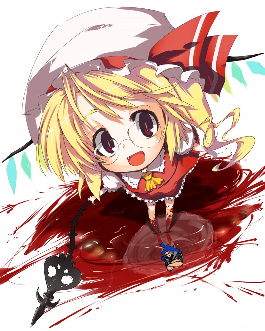 flandre scarlet and gym ghingnham (touhou and 2 more) drawn by inagata