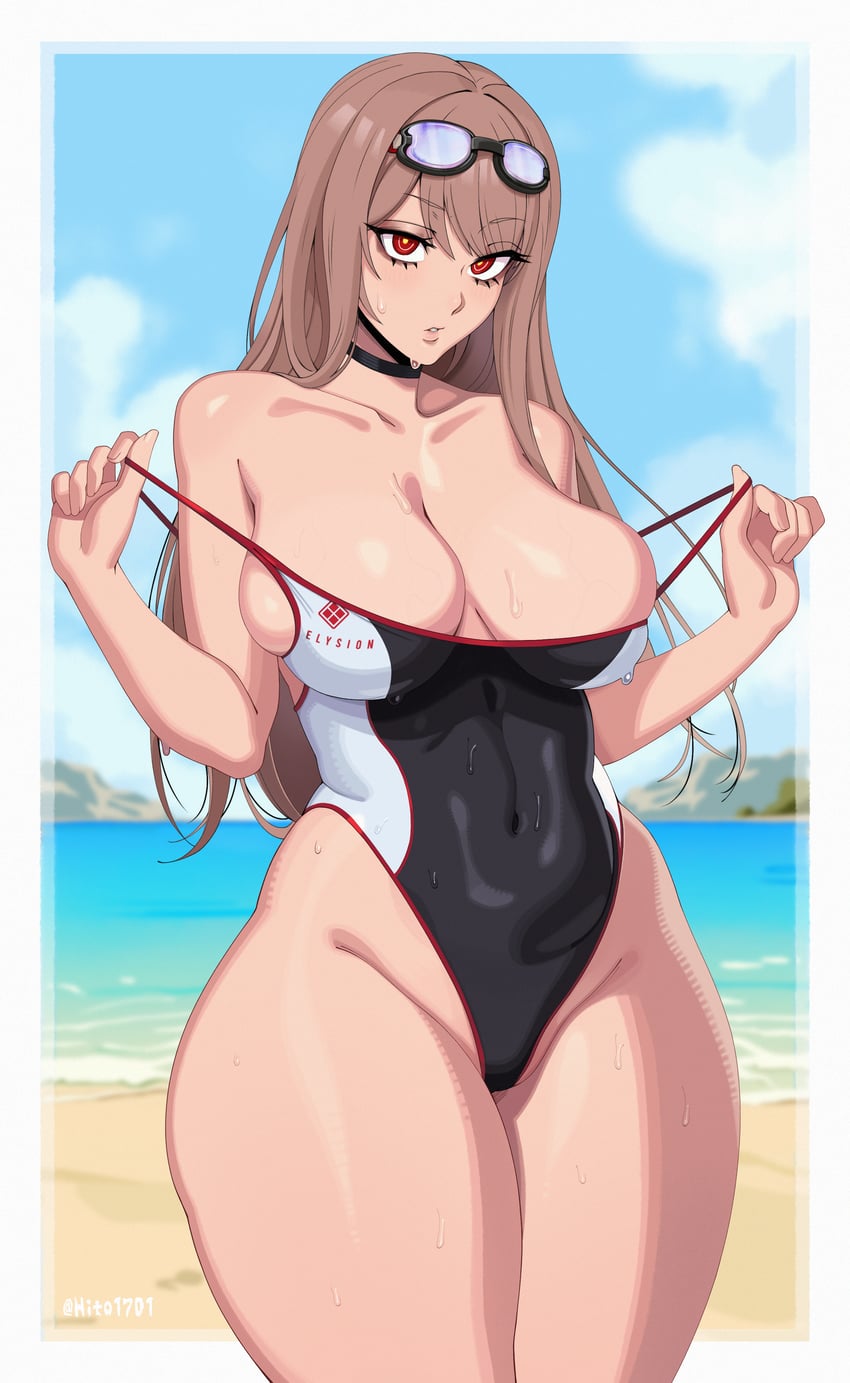 rapi (goddess of victory: nikke) drawn by hito_kirii