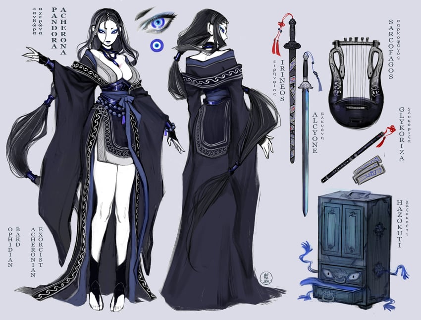 pandora acherona (original) drawn by nat_the_lich