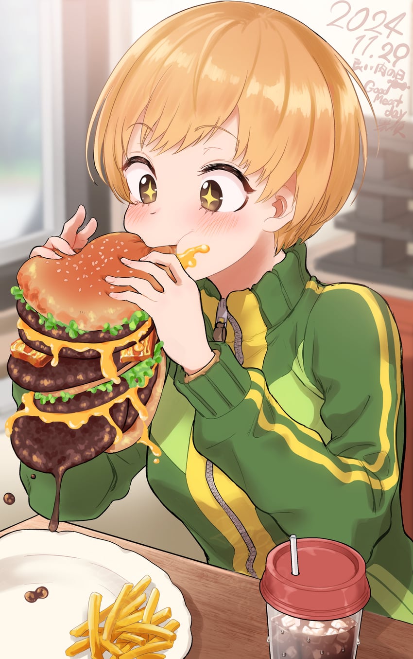 satonaka chie (persona and 1 more) drawn by kurosususu
