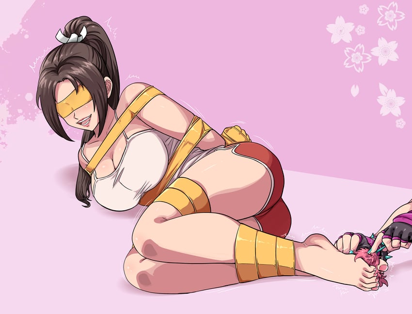 shiranui mai and han juri (street fighter and 2 more) drawn by lost_one_zero