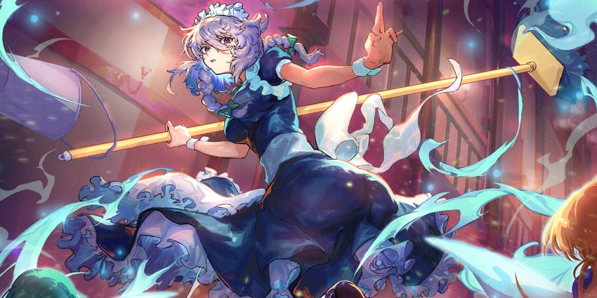 izayoi sakuya and fairy maid (touhou and 1 more) drawn by nijimaarc