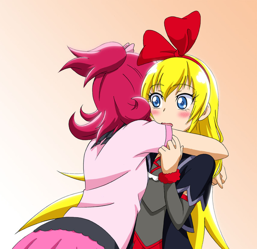 aida mana and regina (precure and 1 more) drawn by fuchi_(nightmare)