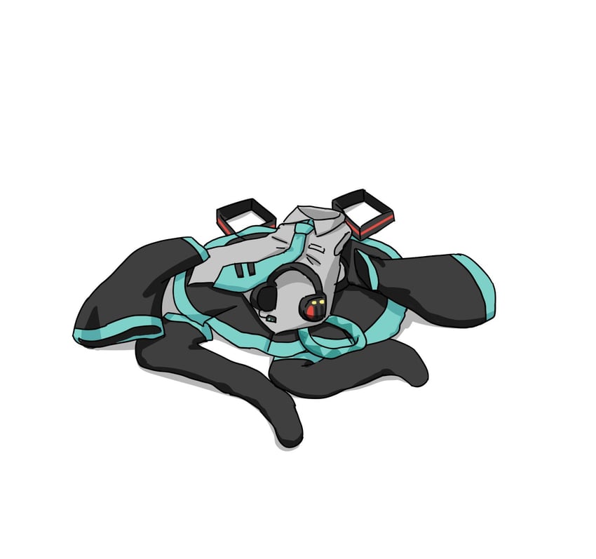 hatsune miku (vocaloid and 1 more) drawn by nukotun