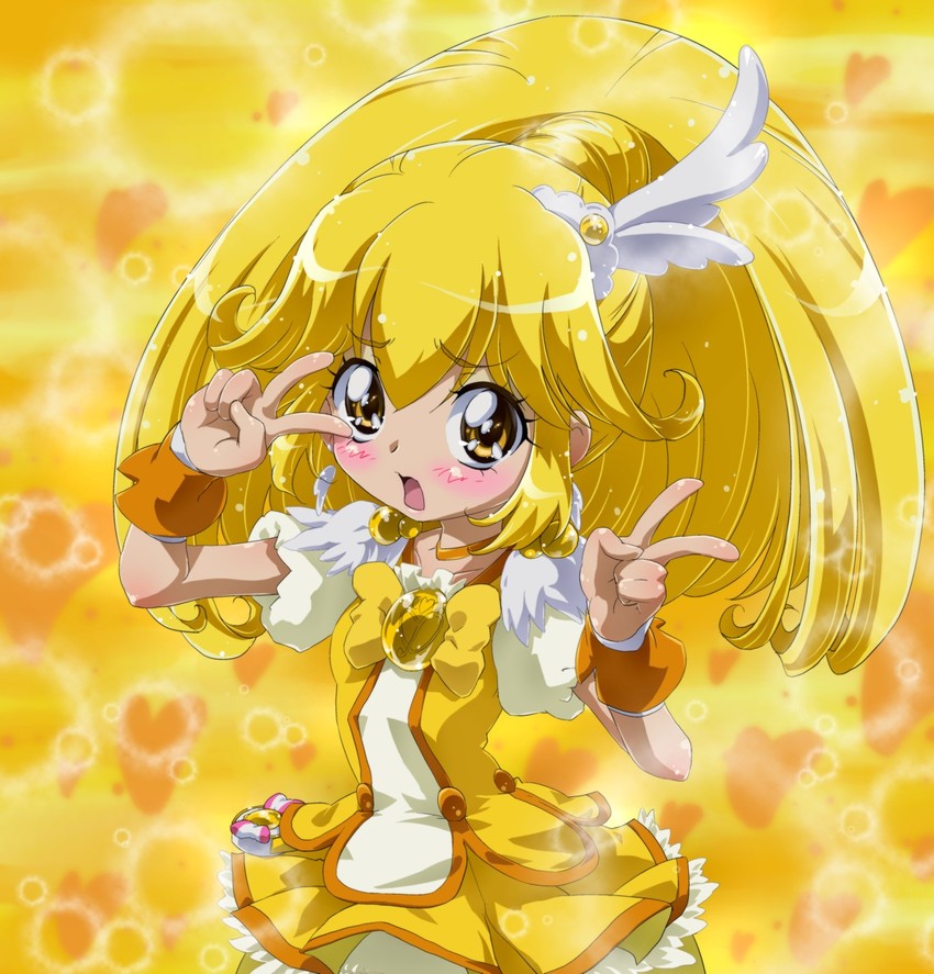 kise yayoi and cure peace (precure and 1 more) drawn by tisk