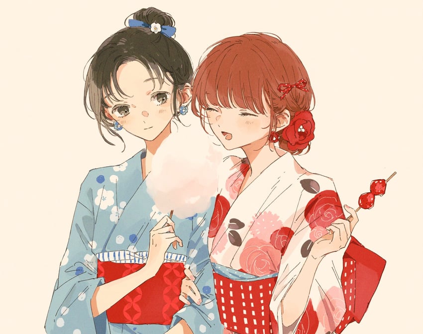 kousaka fuyuki and shirai eri (kono koi wo hoshi ni wa negawanai) drawn by kakmxxxny06