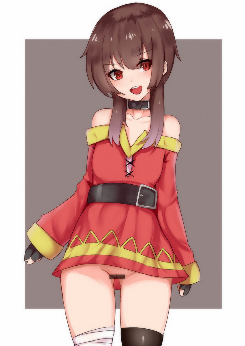 megumin (kono subarashii sekai ni shukufuku wo!) drawn by norman_maggot