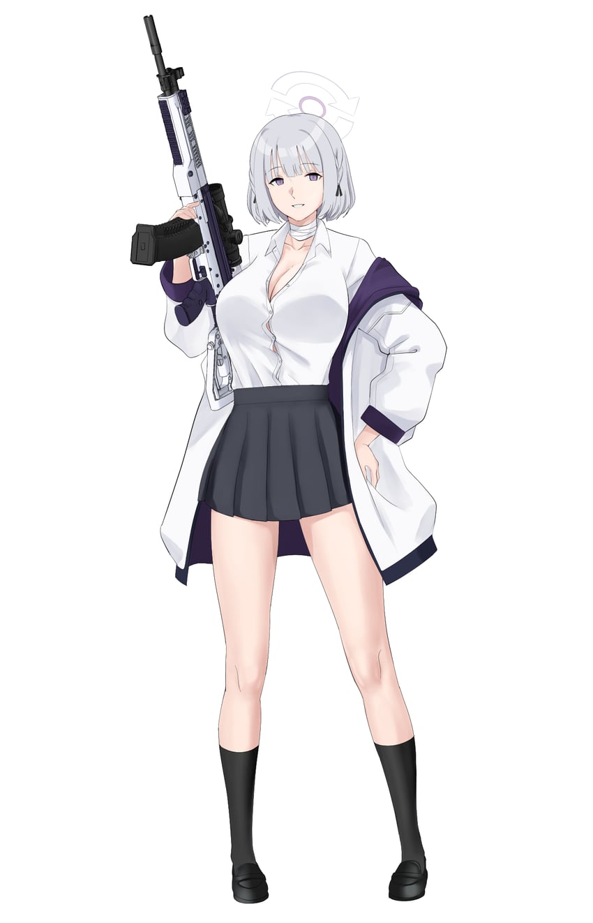 rpk-16 (blue archive and 1 more) drawn by cyka