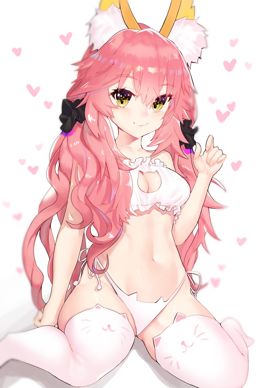 tamamo and tamamo no mae (fate and 2 more) drawn by cherrymaru